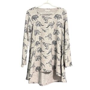 BLOTS & MARGINS Dinosaur Print Tunic Top / Dress